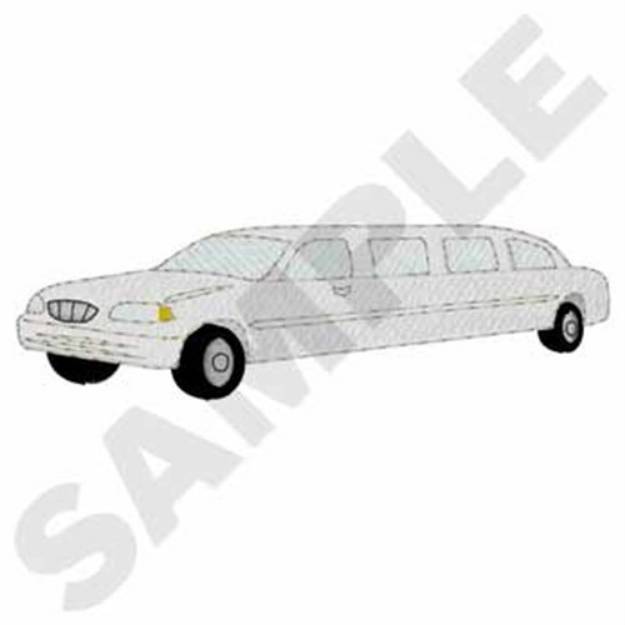 Picture of Limousine Machine Embroidery Design