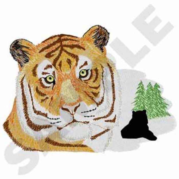 Picture of Tiger Machine Embroidery Design