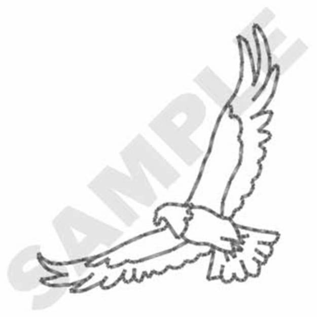 Eagle Outline Machine Embroidery Design | Embroidery Library at ...