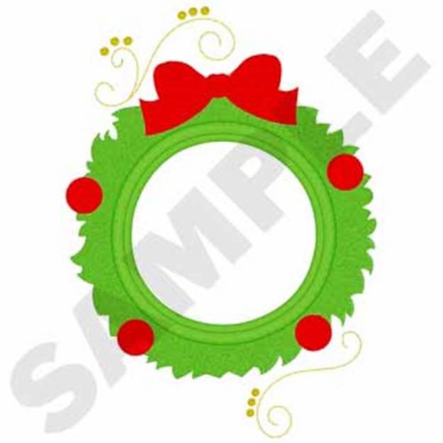 Picture of Wreath Applique Machine Embroidery Design