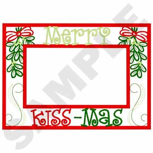 Merry Christmas Applique Machine Embroidery Design