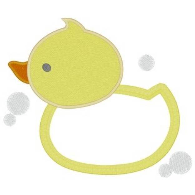 Picture of Ducky Applique Machine Embroidery Design