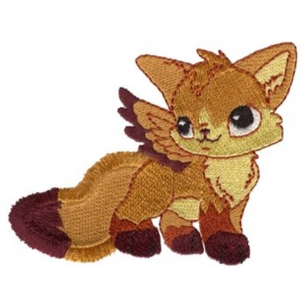 Picture of Fringe Flying Fox Machine Embroidery Design