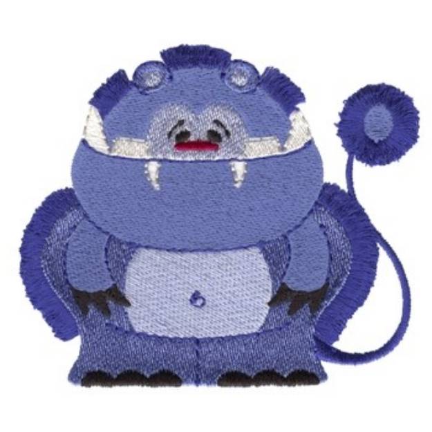 Picture of Fringe Teddy Monster Machine Embroidery Design