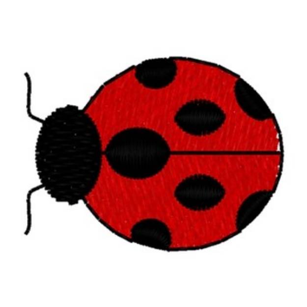 Picture of Lady Bug Machine Embroidery Design