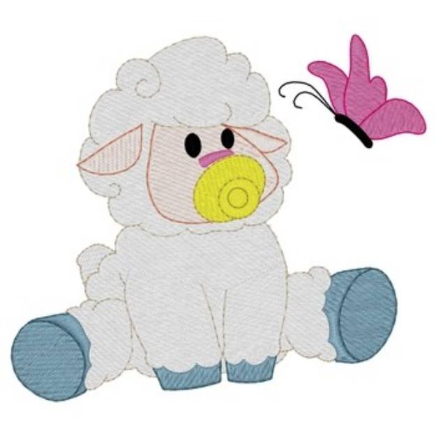 Picture of Baby Lamb Machine Embroidery Design