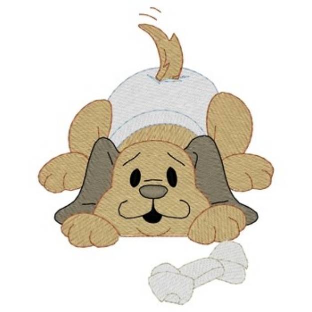 Picture of Baby Puppy Machine Embroidery Design