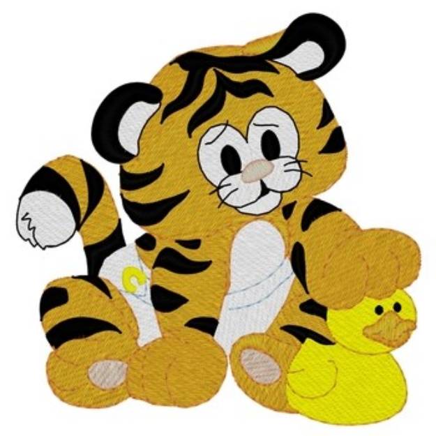 Picture of Baby Tiger Machine Embroidery Design