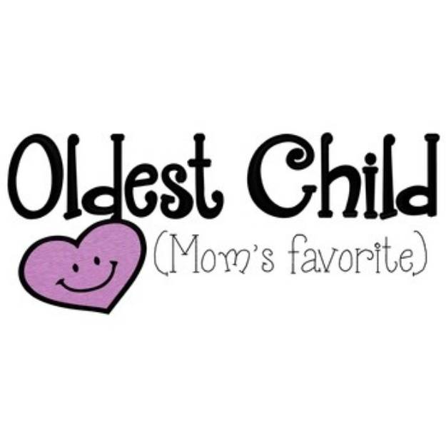 Picture of Oldest Child Machine Embroidery Design