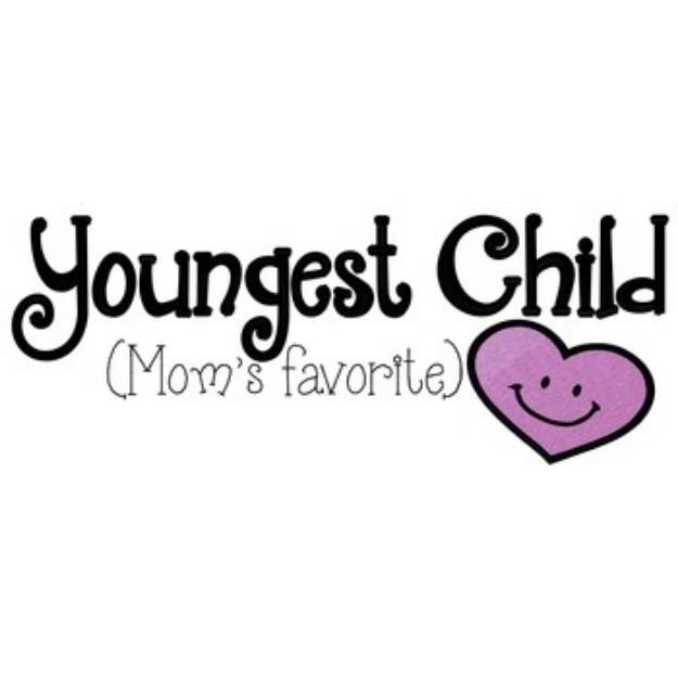 Picture of Youngest Child Machine Embroidery Design