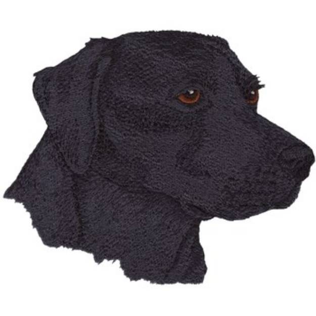 Picture of Black Lab Machine Embroidery Design