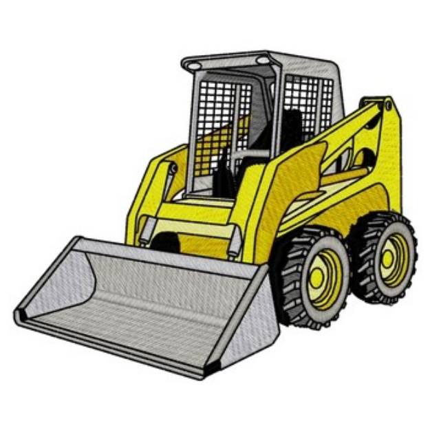 Picture of Skid Loader Machine Embroidery Design