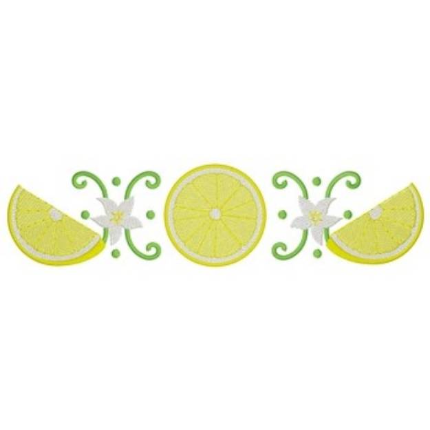 Picture of Lemon Border Machine Embroidery Design