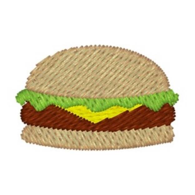 Picture of Hamburger Machine Embroidery Design