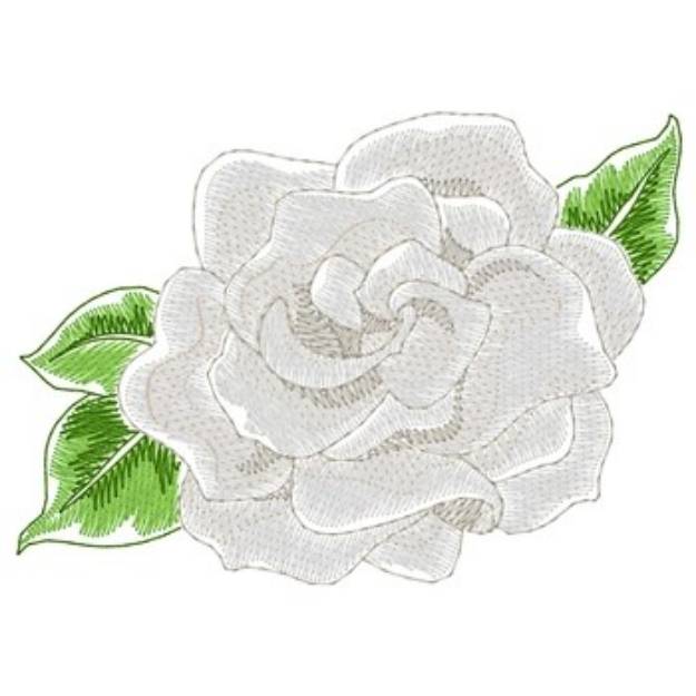 Picture of Gardenia Machine Embroidery Design