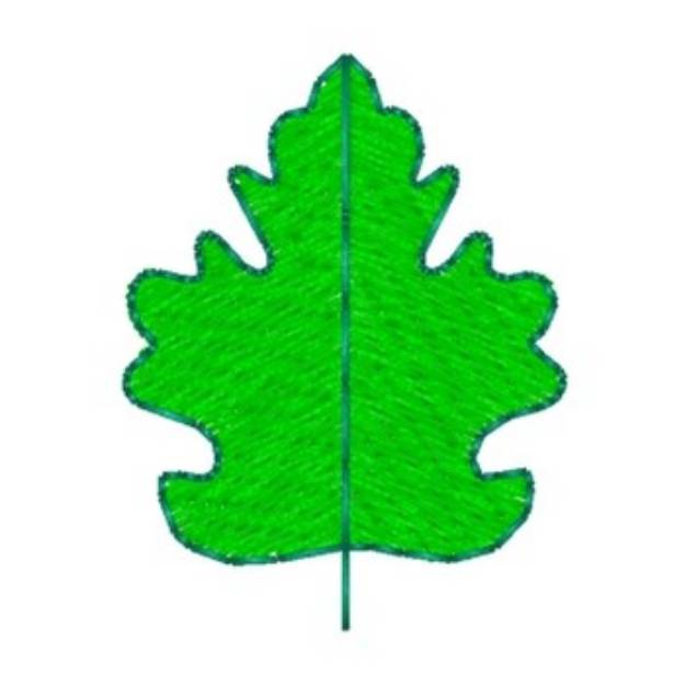 Picture of Green Leaf Machine Embroidery Design