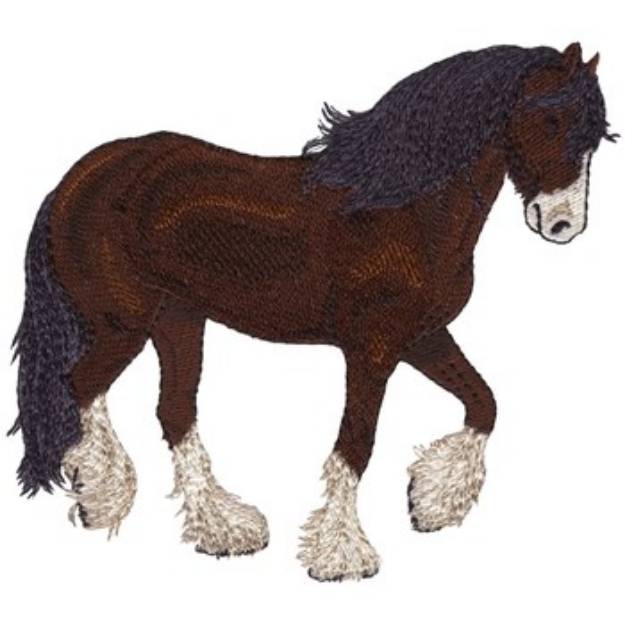 Picture of Shire Horse Machine Embroidery Design
