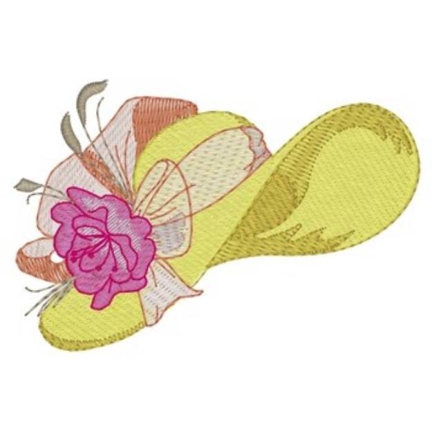 Picture of Big Fancy Hat Machine Embroidery Design