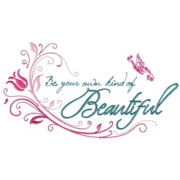 Picture of Own Kind Of Beautiful Machine Embroidery Design