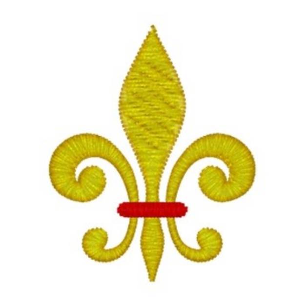 Picture of Fleur De Lis Machine Embroidery Design