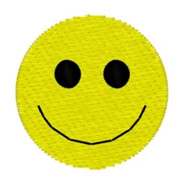 Picture of Smiley Face Machine Embroidery Design