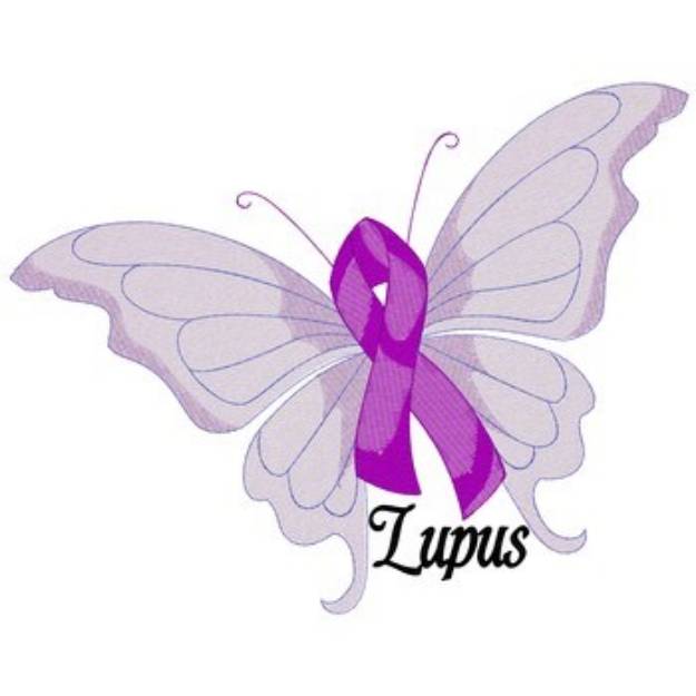 Picture of Lupus Butterfly Machine Embroidery Design