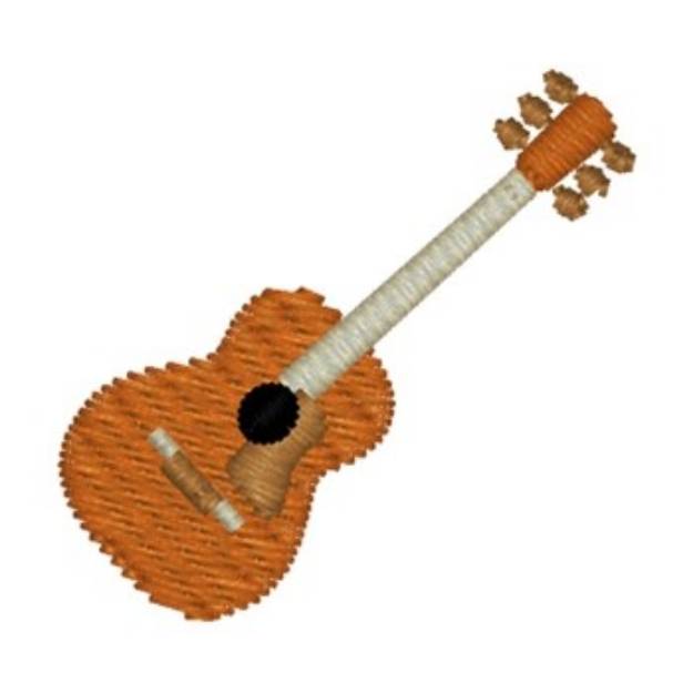 Picture of Guitar Machine Embroidery Design