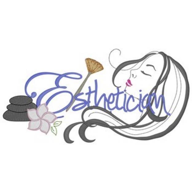 Picture of Esthetician Machine Embroidery Design