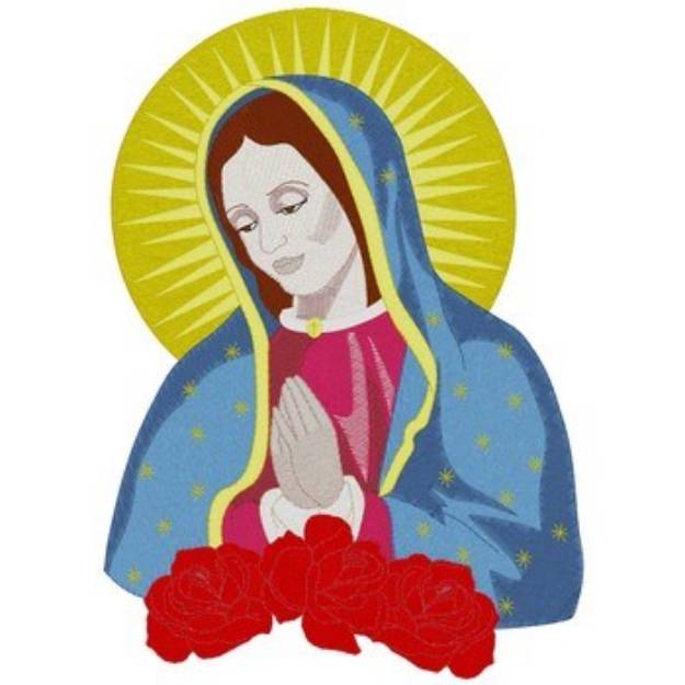 Picture of Our Lady Of Guadalupe Machine Embroidery Design