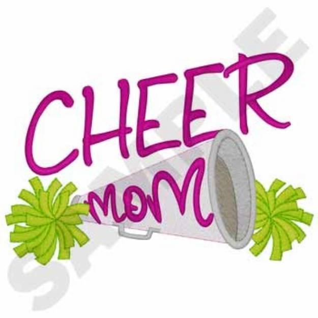 Picture of Cheer Mom Machine Embroidery Design