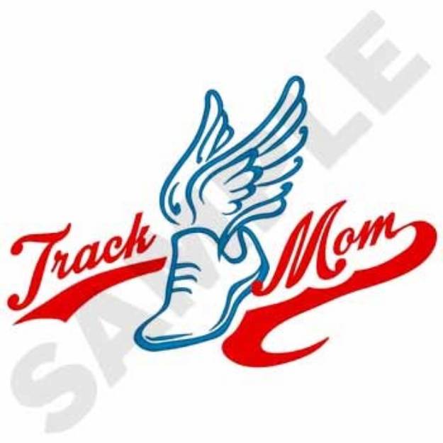 Picture of Track Mom Machine Embroidery Design