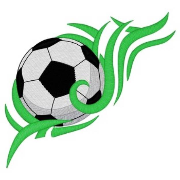 Picture of Tribal Soccer Machine Embroidery Design