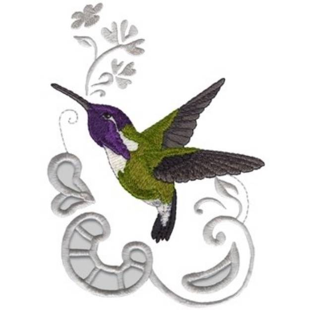 Picture of Costas Hummingbird Machine Embroidery Design