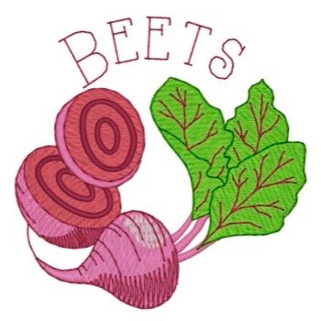 Picture of Beets Machine Embroidery Design