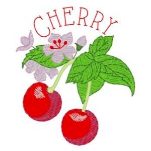 Picture of Cherry Machine Embroidery Design