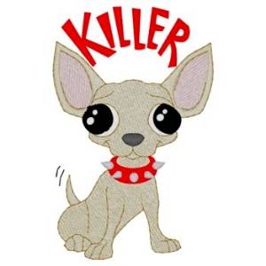 Picture of Killer Chichuahua Machine Embroidery Design