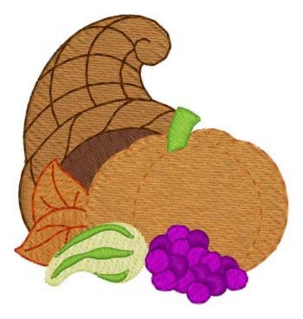 Picture of Cornucopia Machine Embroidery Design