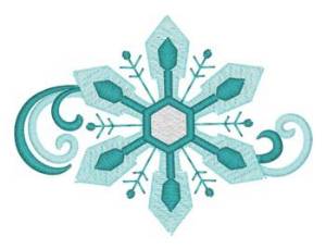 Picture of Snowflake Machine Embroidery Design