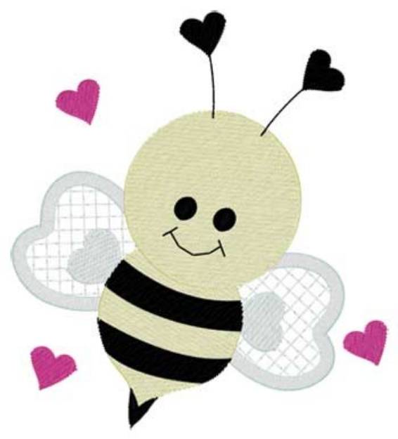 Picture of Bee Lace Machine Embroidery Design