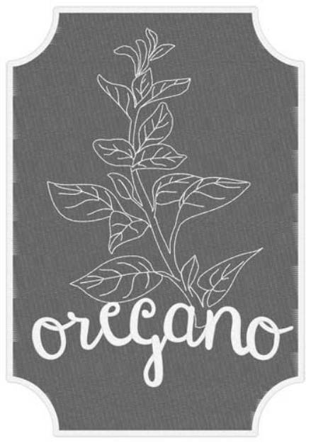 Picture of Oregano Machine Embroidery Design