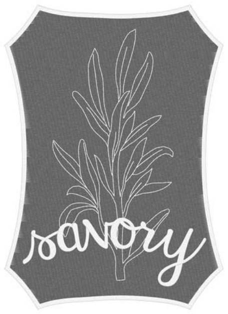 Picture of Savory Machine Embroidery Design