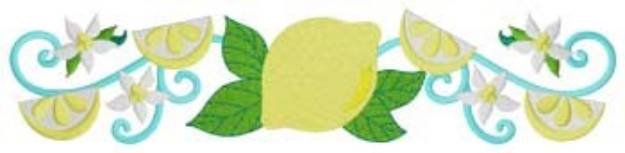 Picture of Lemonade Border Machine Embroidery Design