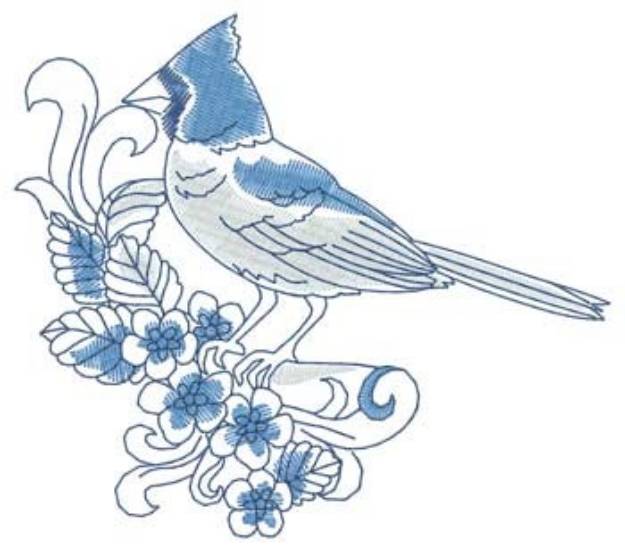 Picture of Cardinal Machine Embroidery Design