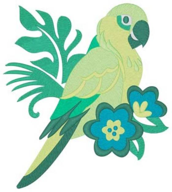 Picture of Parrot Machine Embroidery Design