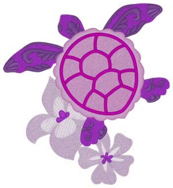 Picture of Sea Turtle Machine Embroidery Design