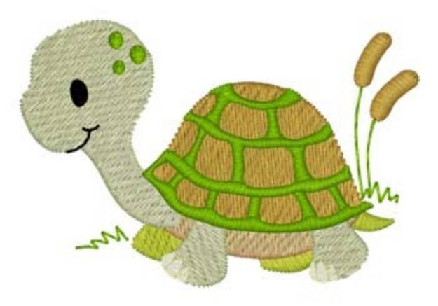 Picture of Little Turtle Machine Embroidery Design