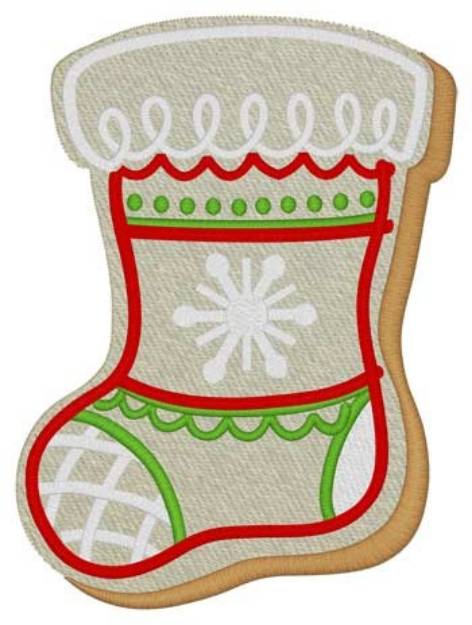 Picture of Xmas Stocking Cookie Machine Embroidery Design