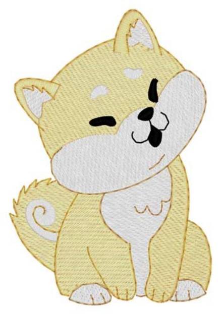 Picture of Shiba Inu Machine Embroidery Design