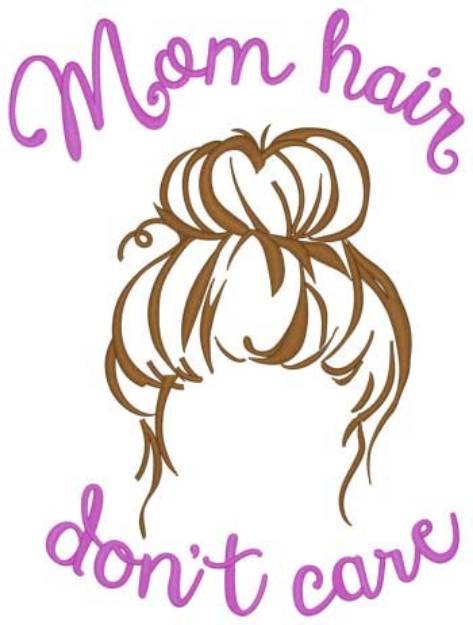 Picture of Mom Hair Machine Embroidery Design