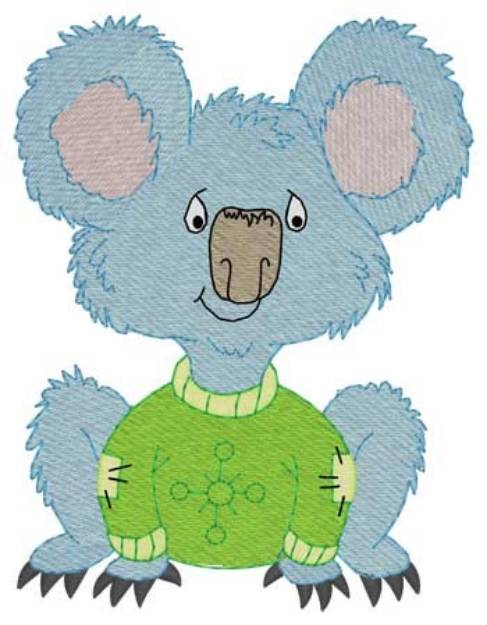 Picture of Koala Bear Machine Embroidery Design